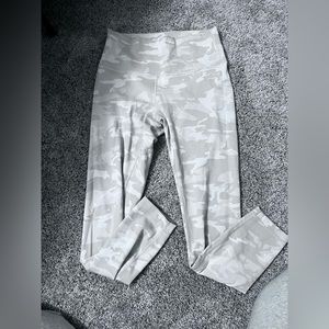 Lululemon white camo workout leggings